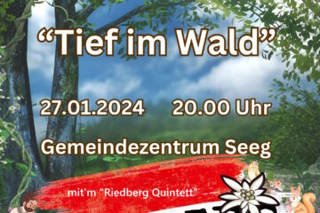 Trachtenball Seeg mit dem Riedberg Quintett